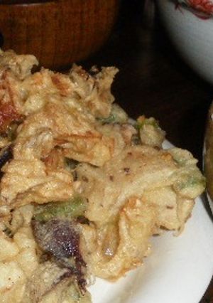 長芋と干し椎茸の贅沢かき揚げ-レシピのメイン写真