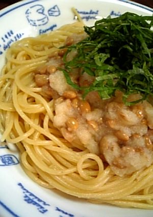 ＊ふわふわ　納豆おろしパスタ＊-レシピのメイン写真