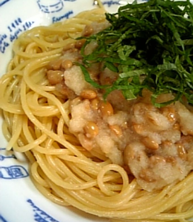 ＊ふわふわ　納豆おろしパスタ＊-レシピのメイン写真