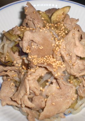 ナスと豚肉☆甘辛炒め-レシピのメイン写真