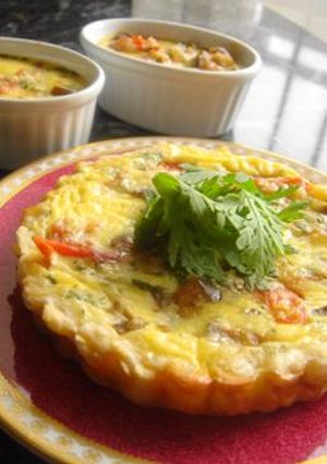 夏野菜の簡単キッシュ。-レシピのメイン写真