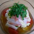 お出汁で食べる♪冷製卵豆腐