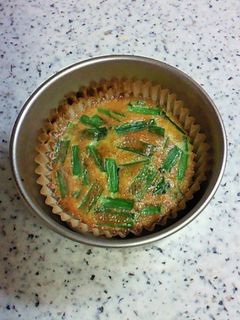 お弁当に簡単 カップニラ卵-レシピのメイン写真