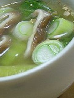 青梗菜のスープ-レシピのメイン写真