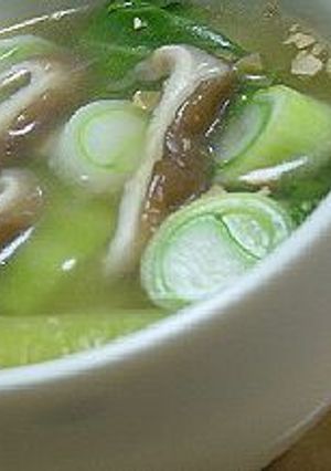 青梗菜のスープ-レシピのメイン写真