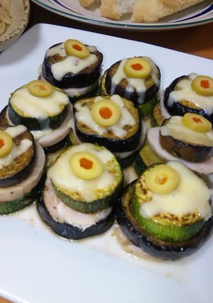 ﾅｽとｽﾞｯｷｰﾆのはさみ焼き-レシピのメイン写真