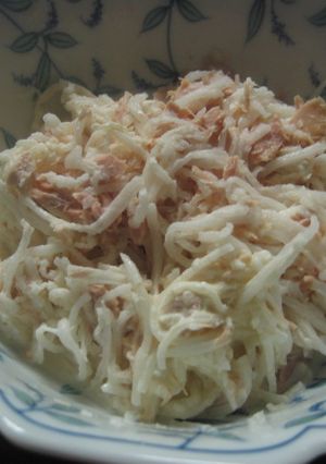 材料２つだけ☆ツナ大根サラダ-レシピのメイン写真