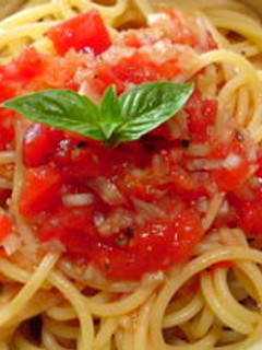 トマト缶で冷製パスタ-レシピのメイン写真