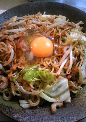 我が家の焼きそば-レシピのメイン写真