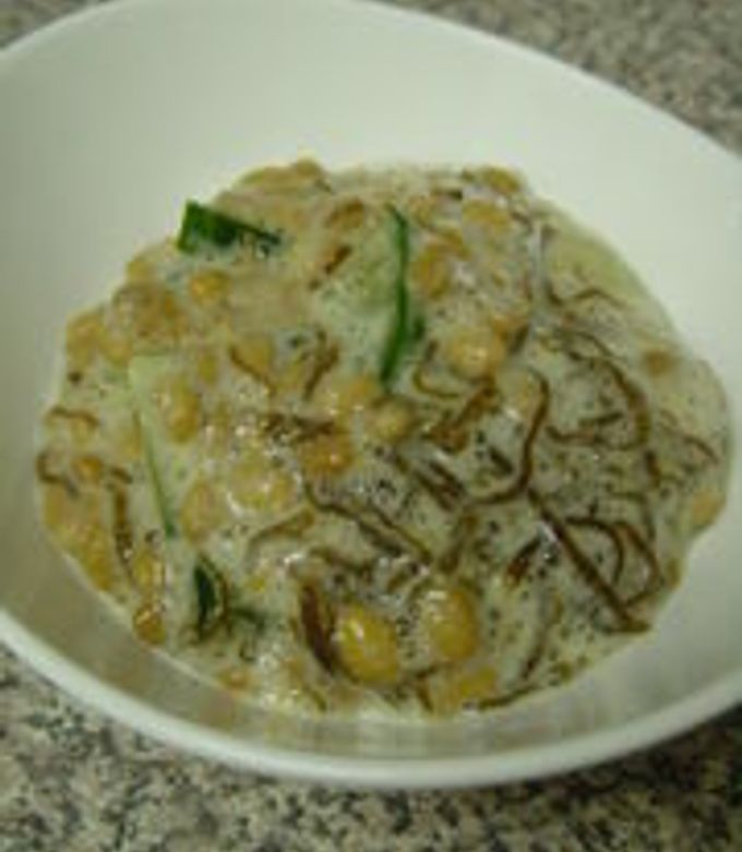 つるっ。とろ～。かりっ。ねばっ納豆もずく by ももキッチン