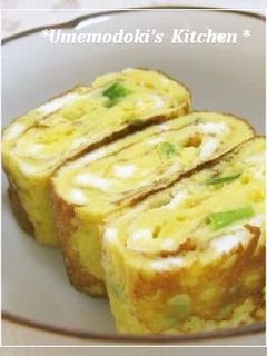 ネギと胡麻入り卵焼き-レシピのメイン写真