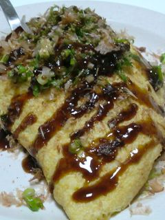 お好み焼き風☆野菜たっぷりオムレツ-レシピのメイン写真