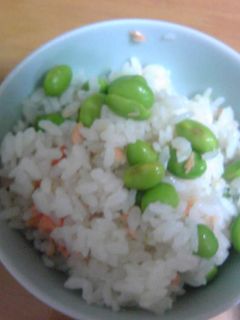 枝豆と鮭の混ぜご飯-レシピのメイン写真