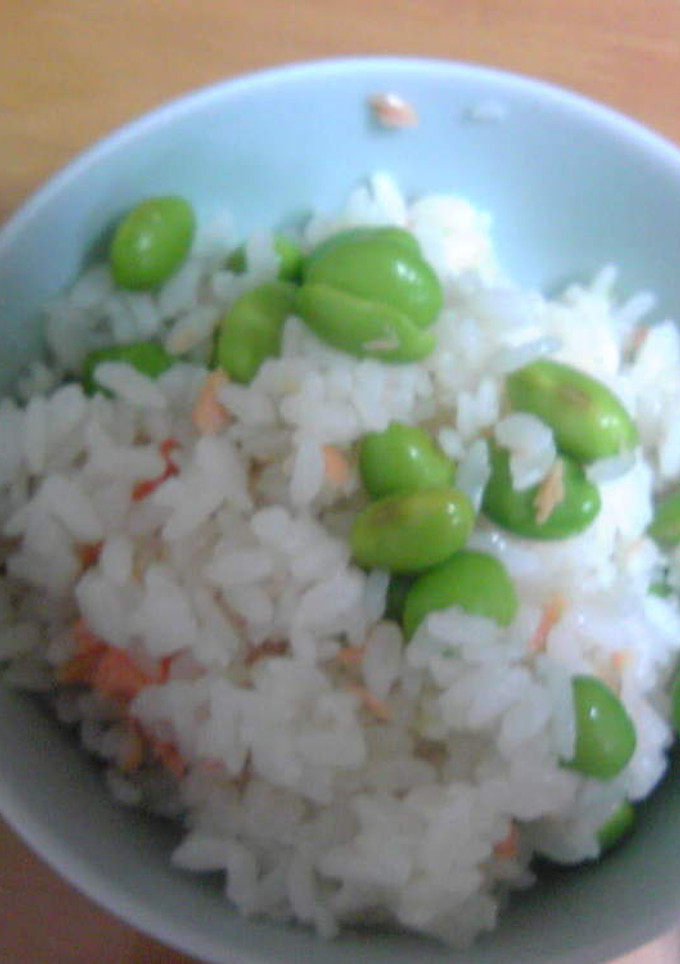 枝豆と鮭の混ぜご飯-レシピのメイン写真