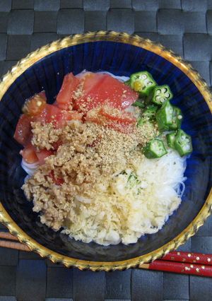 そぼろ素麺-レシピのメイン写真