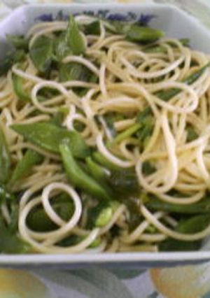 モロッコインゲンのパスタ-レシピのメイン写真