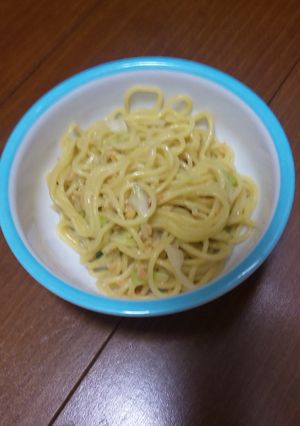 キャベツと納豆で簡単塩焼きそば-レシピのメイン写真