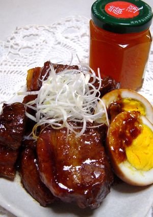 梅ジャムとハチミツ入り　豚の角煮-レシピのメイン写真