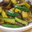 夏野菜を満喫☆なすときゅうりのカレー炒め