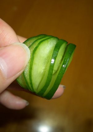 酢の物・和え物にキュウリの美味しい切り方-レシピのメイン写真