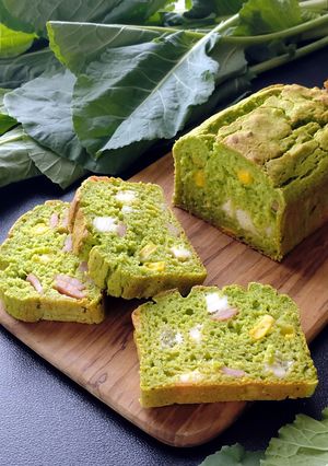 米粉で作る☆ソフトケールのケーク・サレ。-レシピのメイン写真