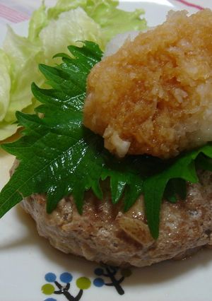 とってもヘルシー☆豆腐おろしハンバーグ♪-レシピのメイン写真