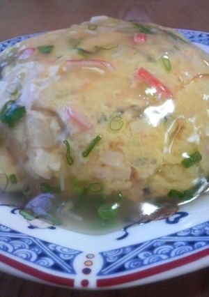 たまごふんわり♪塩あんの天津飯-レシピのメイン写真