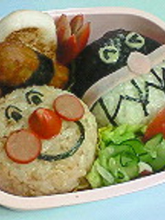 アンパンマンとバイキンマン *キャラ弁*-レシピのメイン写真
