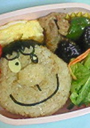 ドラえもん ジャイアン弁当 *キャラ弁*-レシピのメイン写真