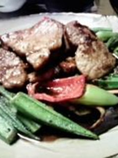 夏野菜と豚肉のカレー風炒め-レシピのメイン写真