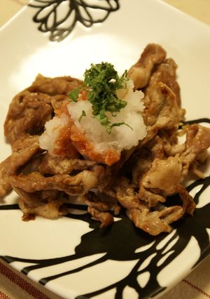 夏にさっぱり☆豚肉ソテーの梅おろしがけ-レシピのメイン写真