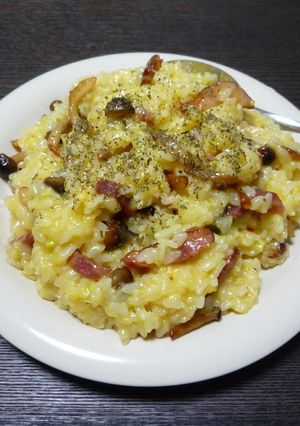 カルボナーラ風チーズリゾット-レシピのメイン写真