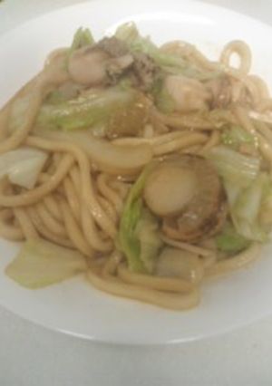 しょうゆバター焼きうどん。-レシピのメイン写真