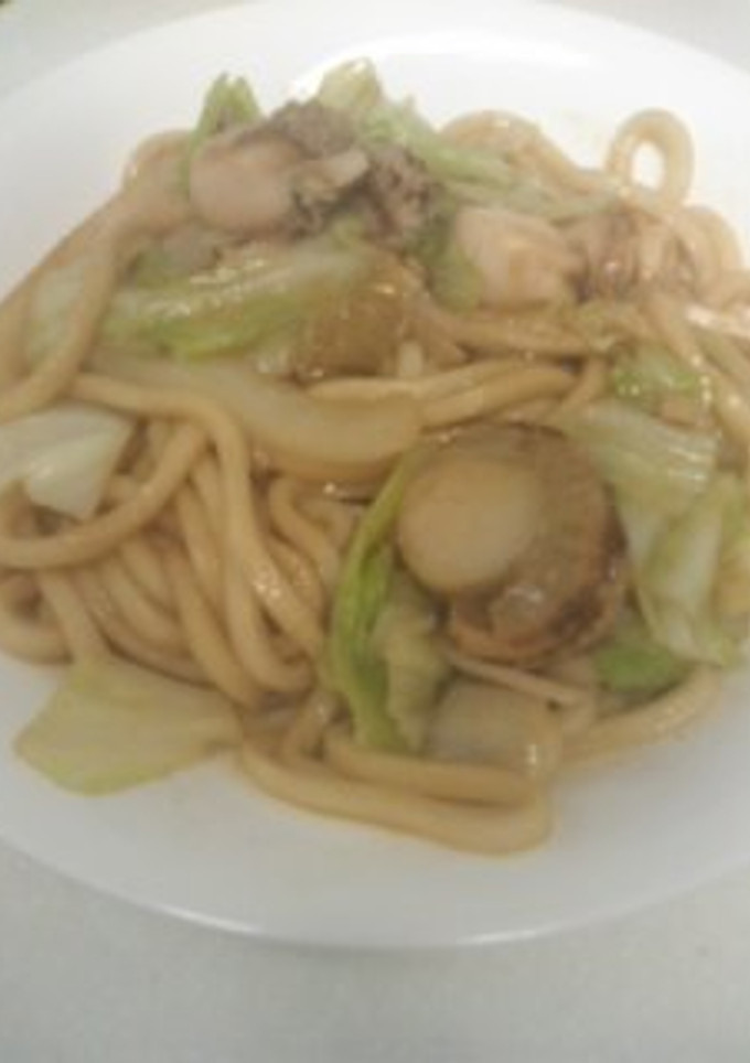 しょうゆバター焼きうどん。-レシピのメイン写真