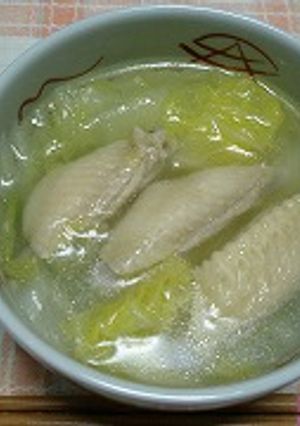 手羽中と白菜のさっぱりスープ-レシピのメイン写真