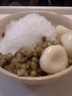 緑豆と豆乳白玉の冷やしぜんざい♪沖縄風-レシピのメイン写真