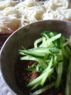 焼肉のタレで簡単☆納豆肉味噌ソーメン☆-レシピのメイン写真