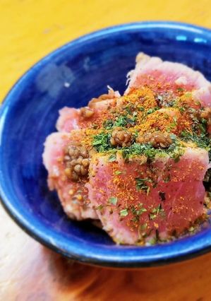 マグロと変わり薬味-レシピのメイン写真
