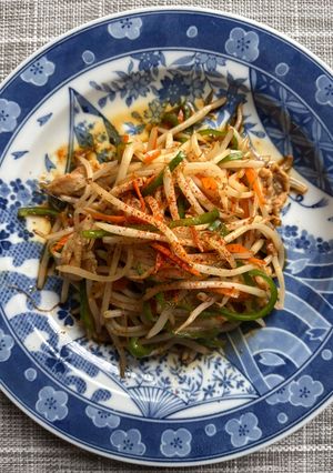 一味唐辛子のもやし炒め-レシピのメイン写真