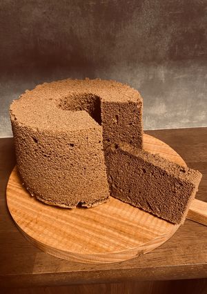 米粉のほうじ茶シフォンケーキ-レシピのメイン写真