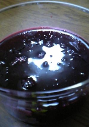 お鍋de甘酸っぱいプラム(すもも)ソース-レシピのメイン写真