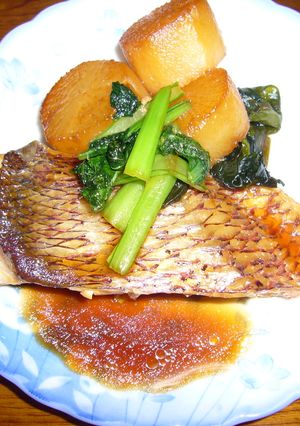 手早く煮魚(鯛）-レシピのメイン写真