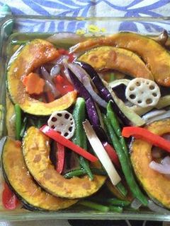 夏野菜の揚げびたし-レシピのメイン写真