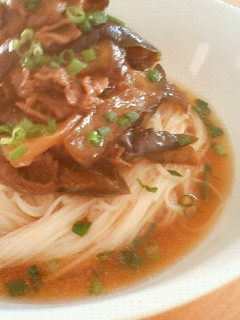 夏バテ解消☆肉そうめん-レシピのメイン写真