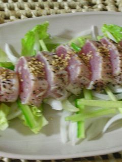 マグロのたたきサラダ-レシピのメイン写真