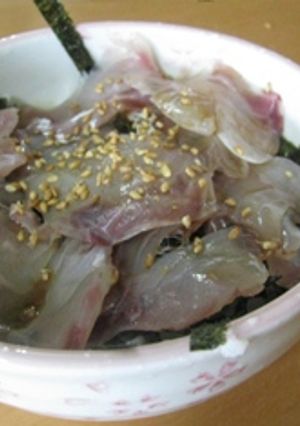 鯛昆布じめ丼-レシピのメイン写真