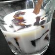 コーヒーゼリーのデザートドリンク