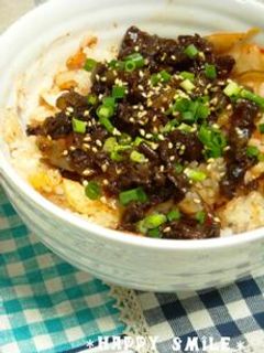 甘辛牛肉が合う!キムチ丼-レシピのメイン写真