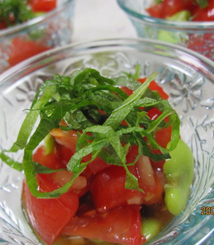 トマトのひんやりマリネ風サラダ by まねきねこにゃん 【クックパッド