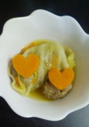 くるっと。ロールキャベツ（コンソメ味）-レシピのメイン写真